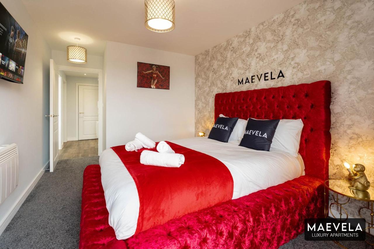 ברמינגהאם Maevela Apartments - Luxury Top Floor Penthouse - With Parking - 2 Bedroom New Build Apartment ✪ City Centre, Digbeth ✓ With Huge Patio Sliding Doors - City View - Rooftop Terrace - Ps4 & Smart Tv'S מראה חיצוני תמונה