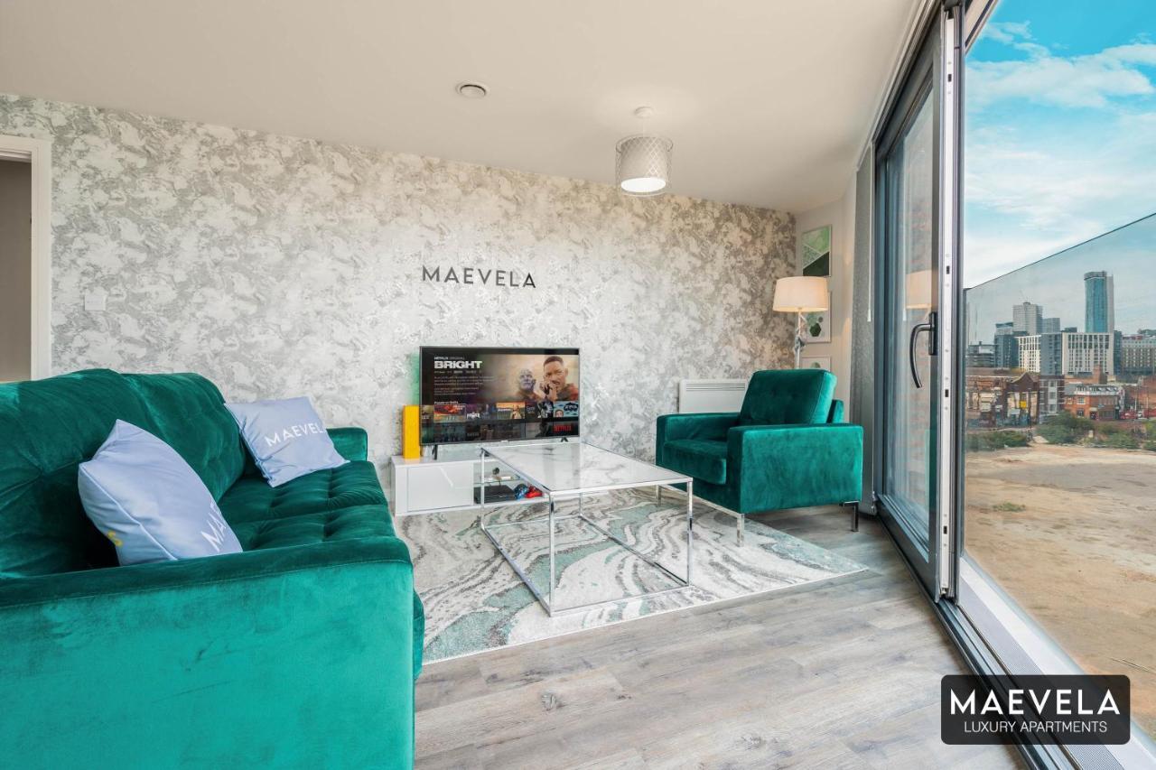 ברמינגהאם Maevela Apartments - Luxury Top Floor Penthouse - With Parking - 2 Bedroom New Build Apartment ✪ City Centre, Digbeth ✓ With Huge Patio Sliding Doors - City View - Rooftop Terrace - Ps4 & Smart Tv'S מראה חיצוני תמונה