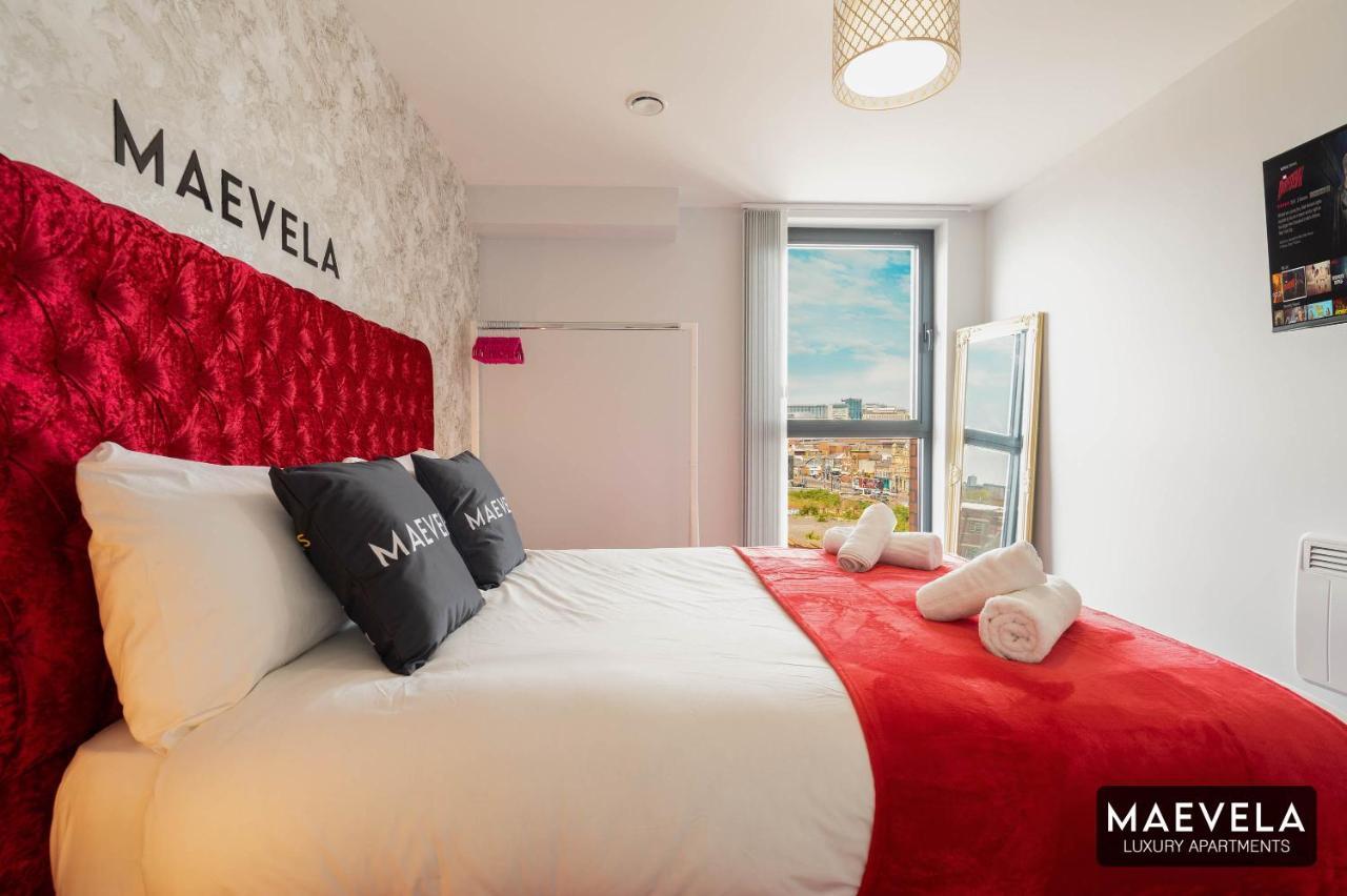 ברמינגהאם Maevela Apartments - Luxury Top Floor Penthouse - With Parking - 2 Bedroom New Build Apartment ✪ City Centre, Digbeth ✓ With Huge Patio Sliding Doors - City View - Rooftop Terrace - Ps4 & Smart Tv'S מראה חיצוני תמונה
