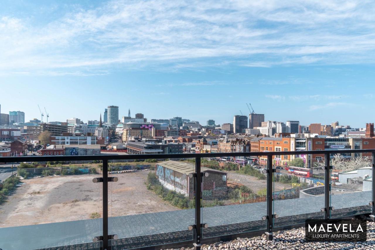 ברמינגהאם Maevela Apartments - Luxury Top Floor Penthouse - With Parking - 2 Bedroom New Build Apartment ✪ City Centre, Digbeth ✓ With Huge Patio Sliding Doors - City View - Rooftop Terrace - Ps4 & Smart Tv'S מראה חיצוני תמונה