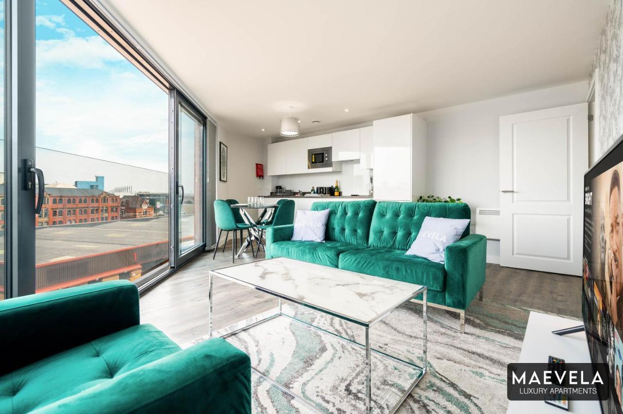 ברמינגהאם Maevela Apartments - Luxury Top Floor Penthouse - With Parking - 2 Bedroom New Build Apartment ✪ City Centre, Digbeth ✓ With Huge Patio Sliding Doors - City View - Rooftop Terrace - Ps4 & Smart Tv'S מראה חיצוני תמונה